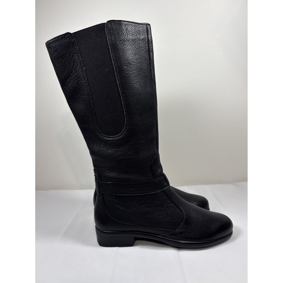 Naot Shoes - Naot Women Viento Knee High Boots 35/4-4.5 Black Leather Water Resistant Confort